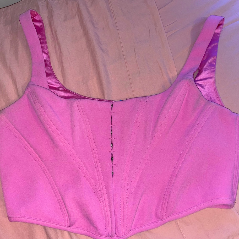 House of CB Pink Corset Top